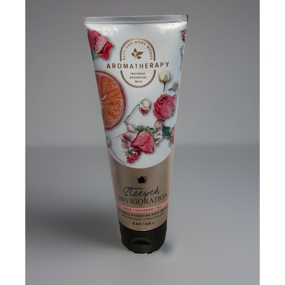 Bath & Body Works Aromatherapy Steeped Invigoration Rose Tangerine Body Cream